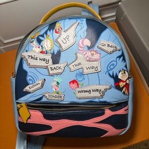 Danielle Nicole Alice in Wonderland mini Backpack